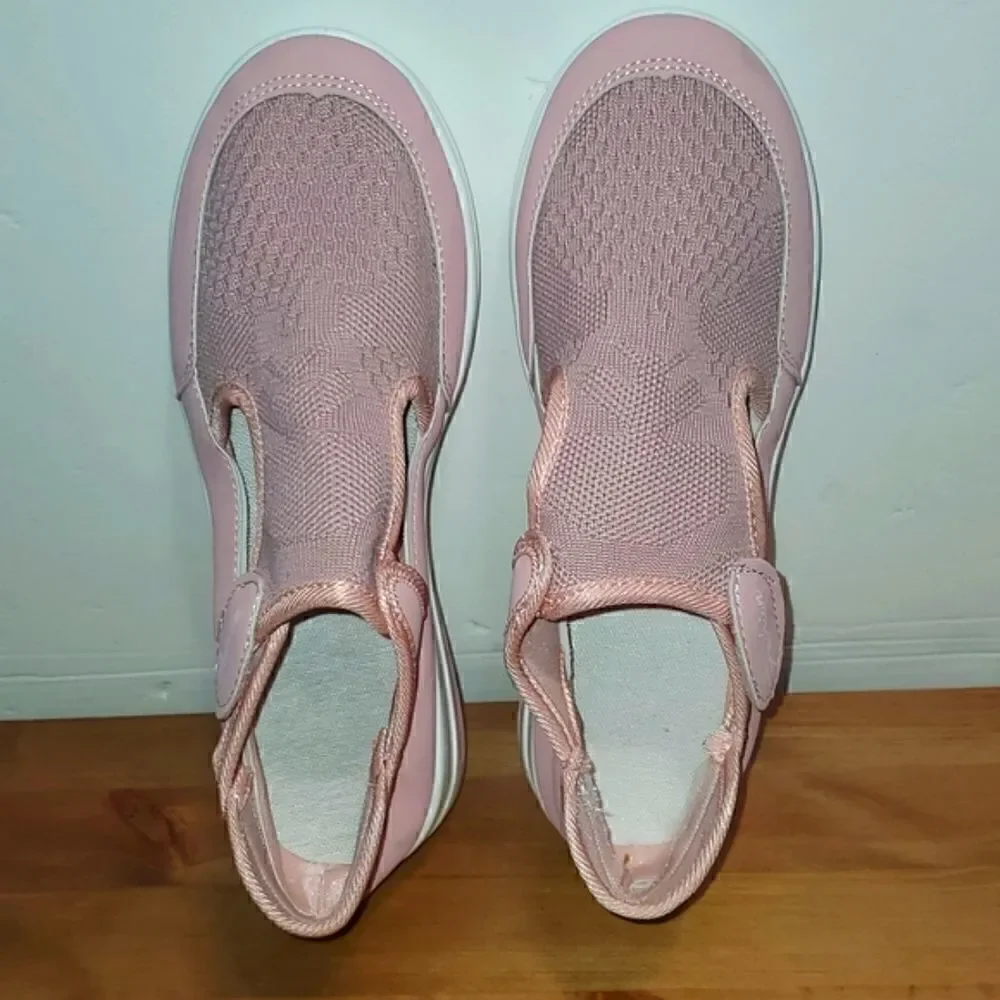 Minimalist Cut Out Casual Breathable Soft Sole Slip On Shoes Women's New